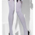 Hold-Ups - White Opaque w/ Black Bows