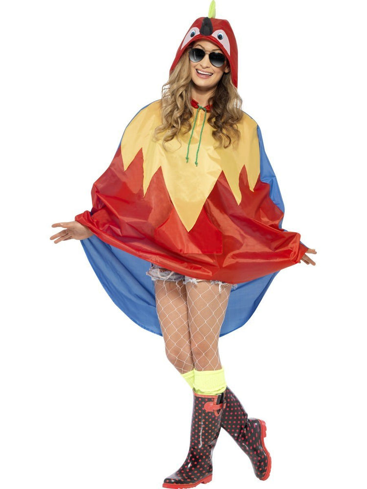 Parrot Party Poncho27611