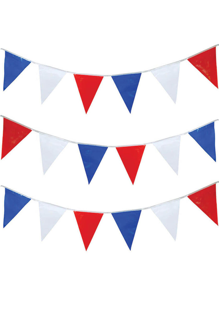 Bunting 15m Red/White/Blue