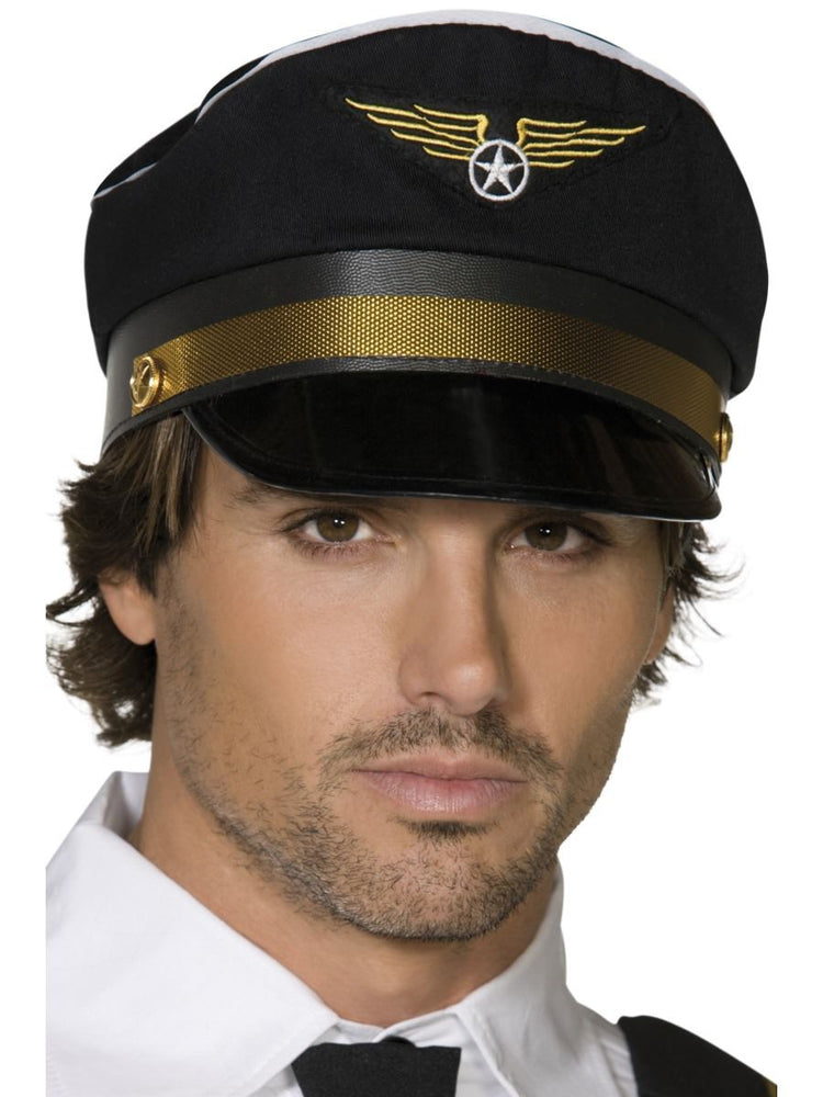 Pilot hat Black smiffys