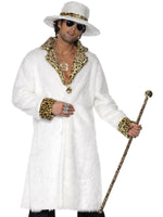Smiffys Pimp Costume, White and Leopard Skin - 38135