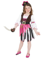 Smiffys Pirate Girl Costume, Pink - 38640