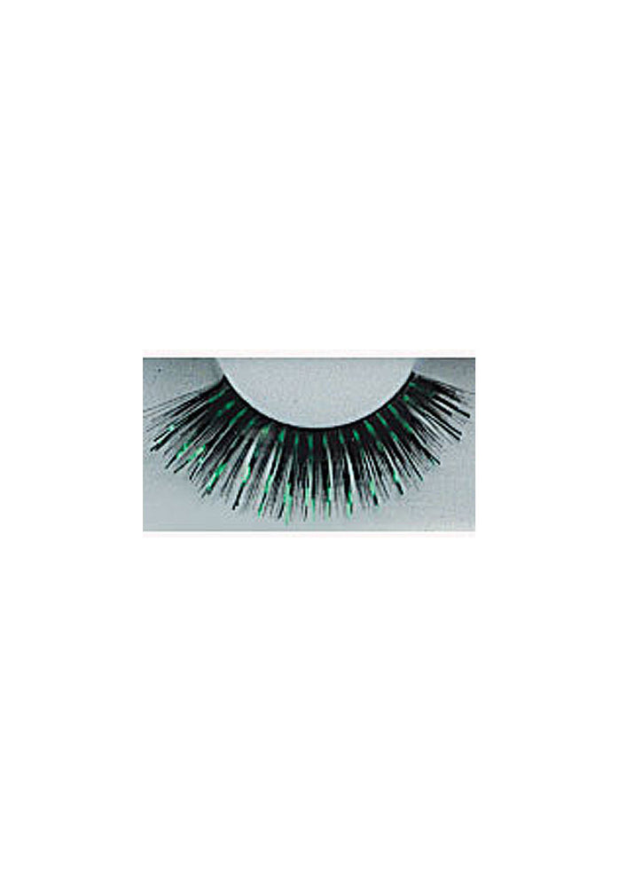 Eyelashes Glitter Green/Black /6