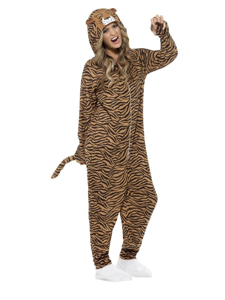 Smiffys Tiger Costume, Brown - 55002