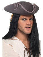 Smiffys Tricorn Pirate Captain Hat - 40378