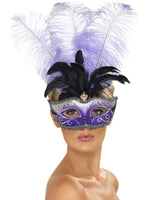 Venetian Colombina Eyemask, Purple