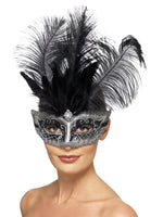 Venetian Colombina Eyemask, Grey