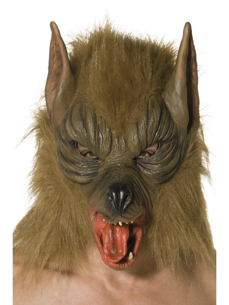 Wolf Mask Brown Overhead