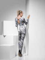 Zebra Print Bodysuit Costume