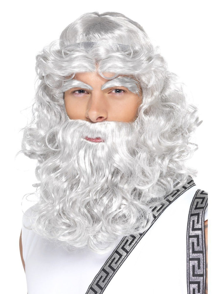 Zeus Wig Beard and Eyebrows
