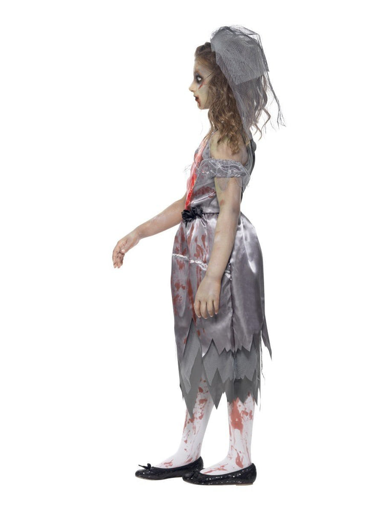 Zombie Bride Bloody Costume, Child