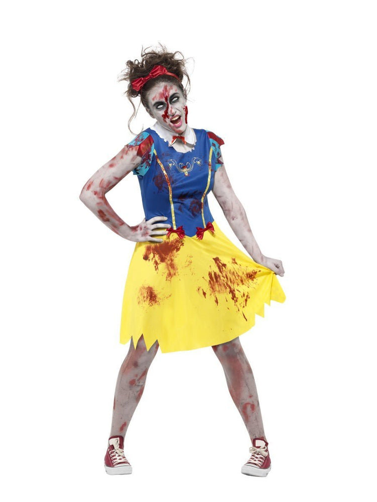 Smiffys Zombie Miss Snow Teen Girl's Costume - 45613