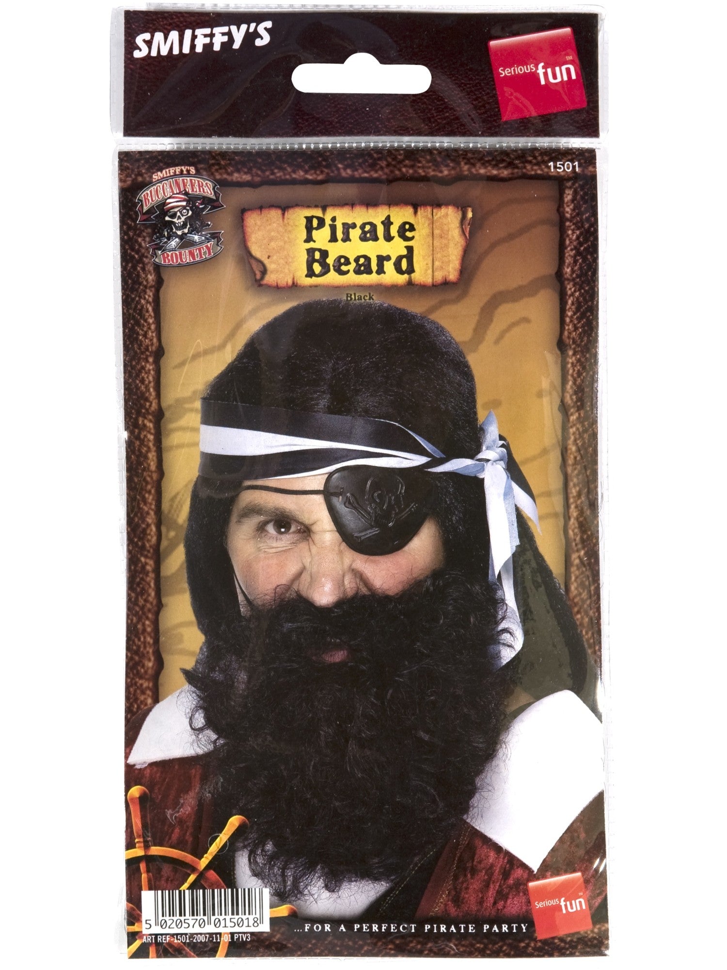Pirate Beard Black