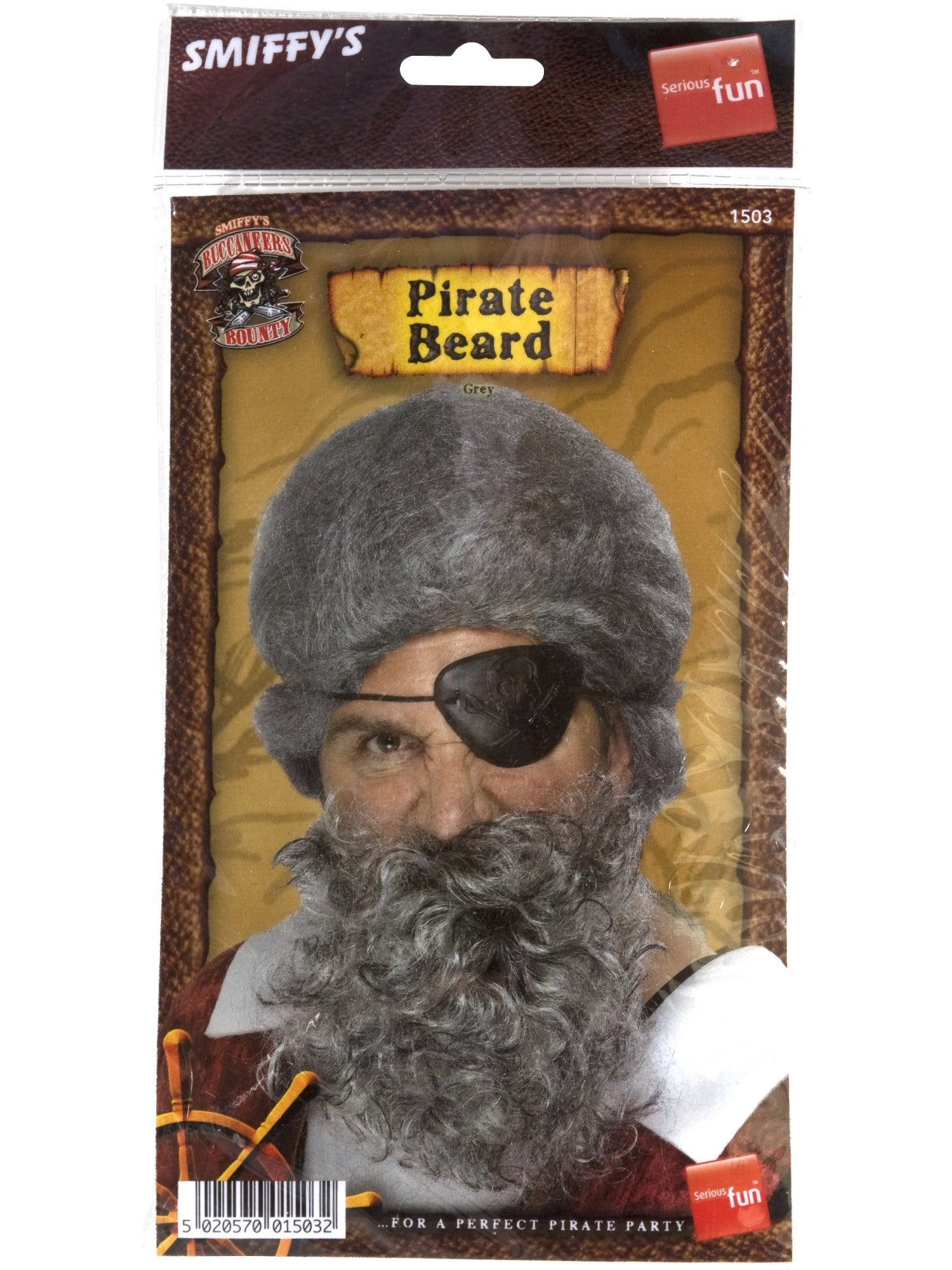 Pirate Beard Grey
