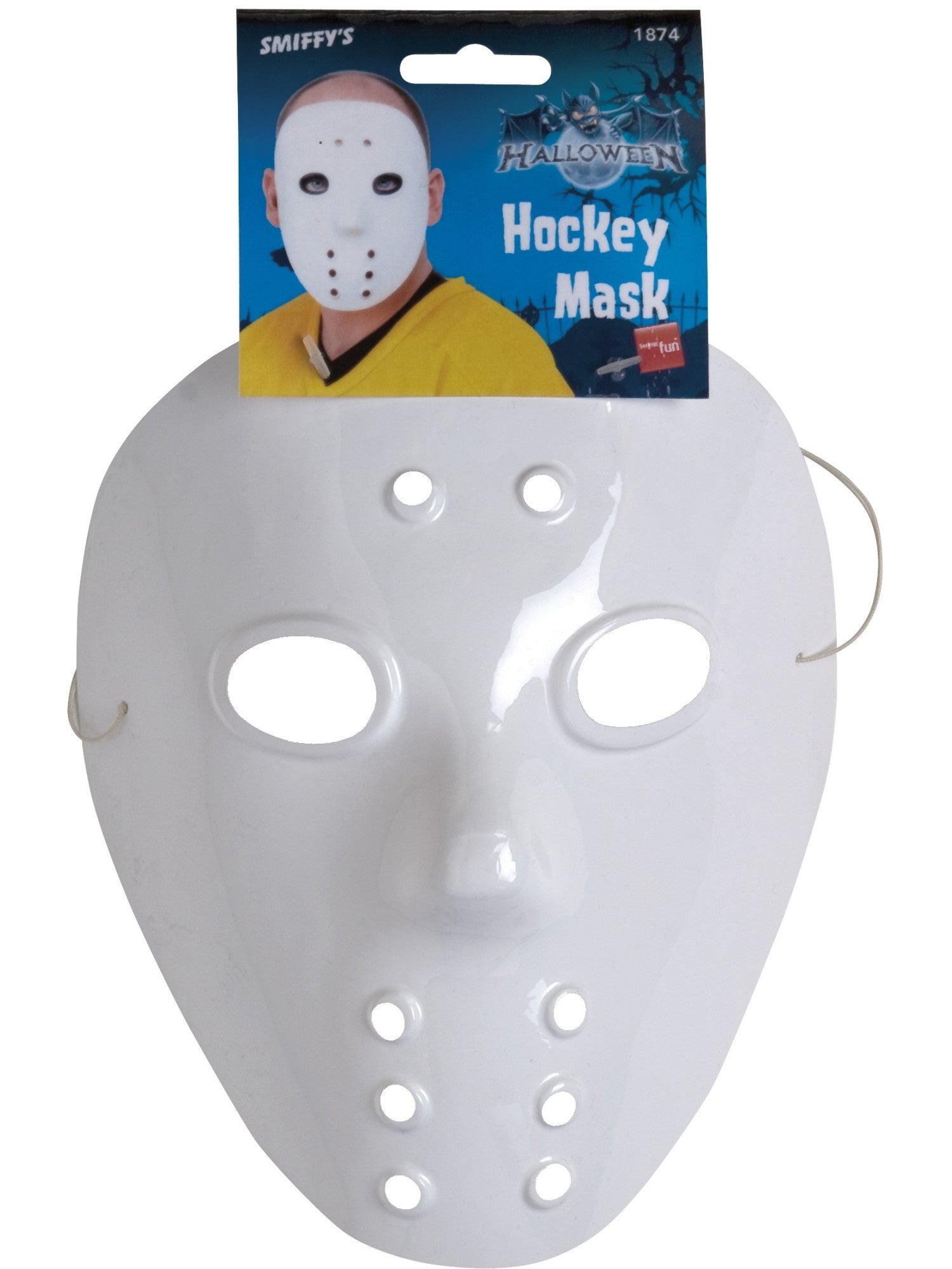 PVC White Hockey Face Mask