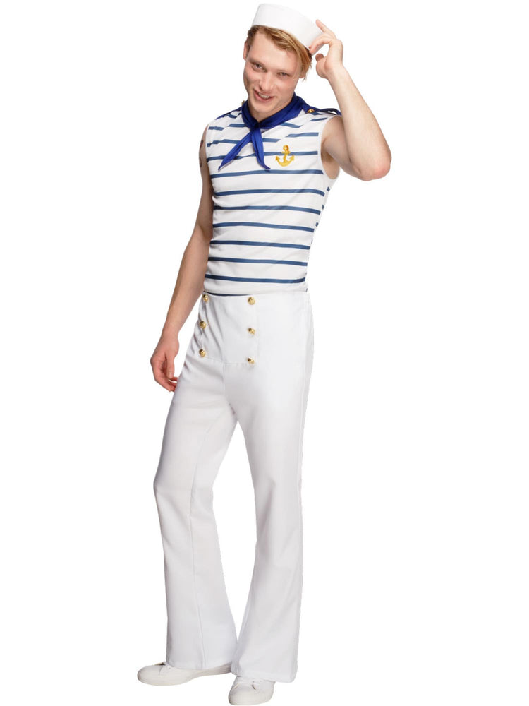 Smiffys Fever Male French Sailor Costume - 20886