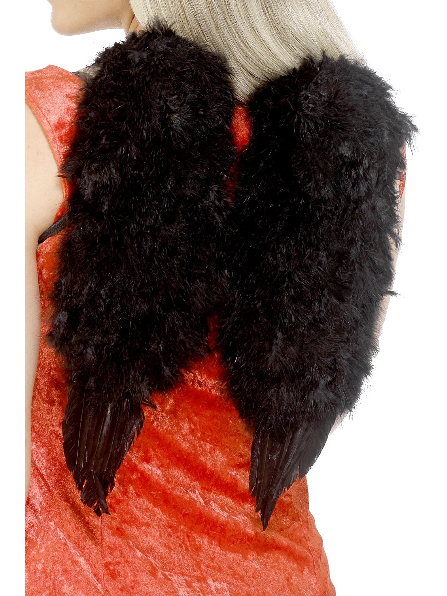 Feather Wings Small Black
