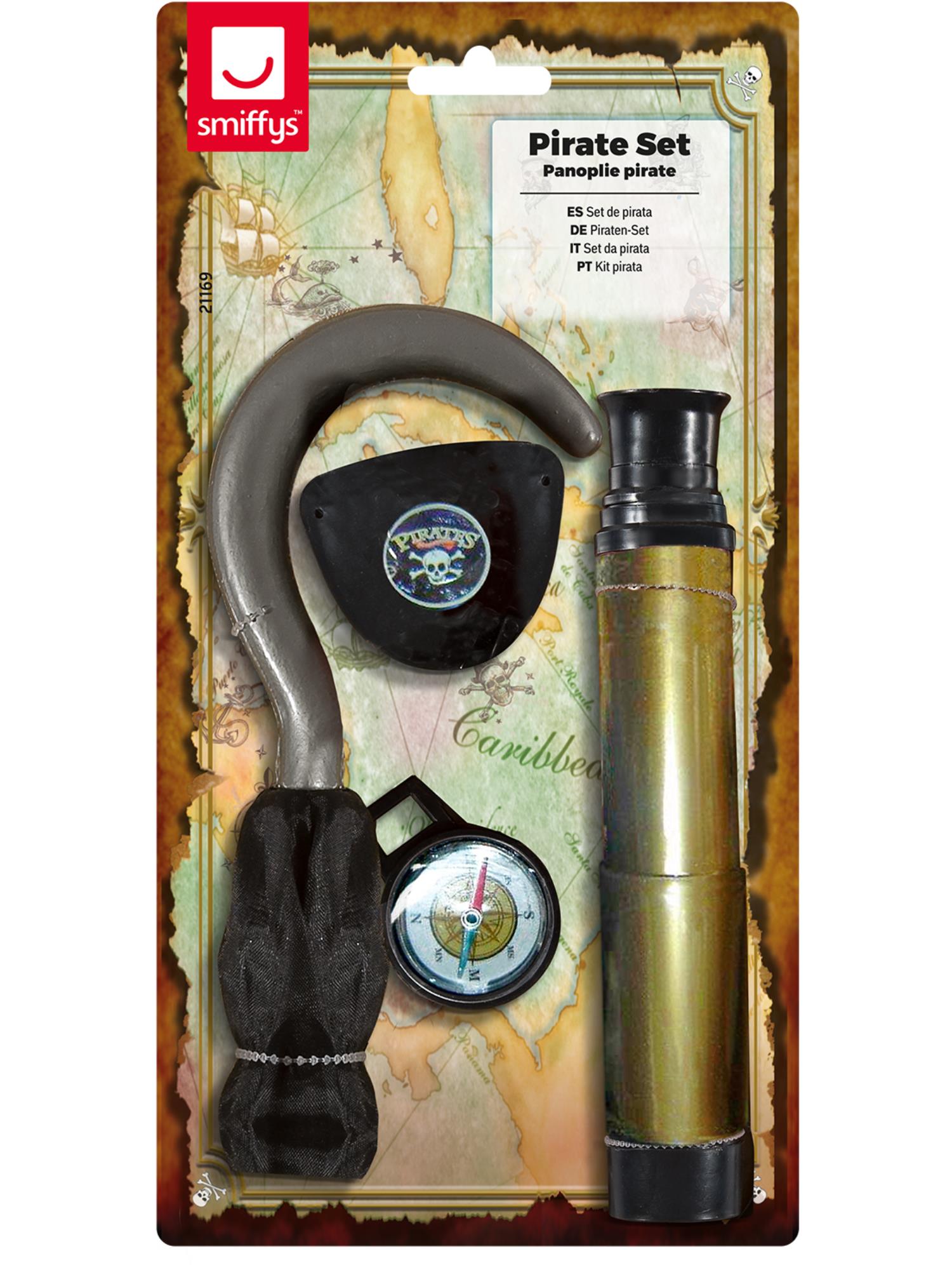 Pirate Set Hook Telescope Compass