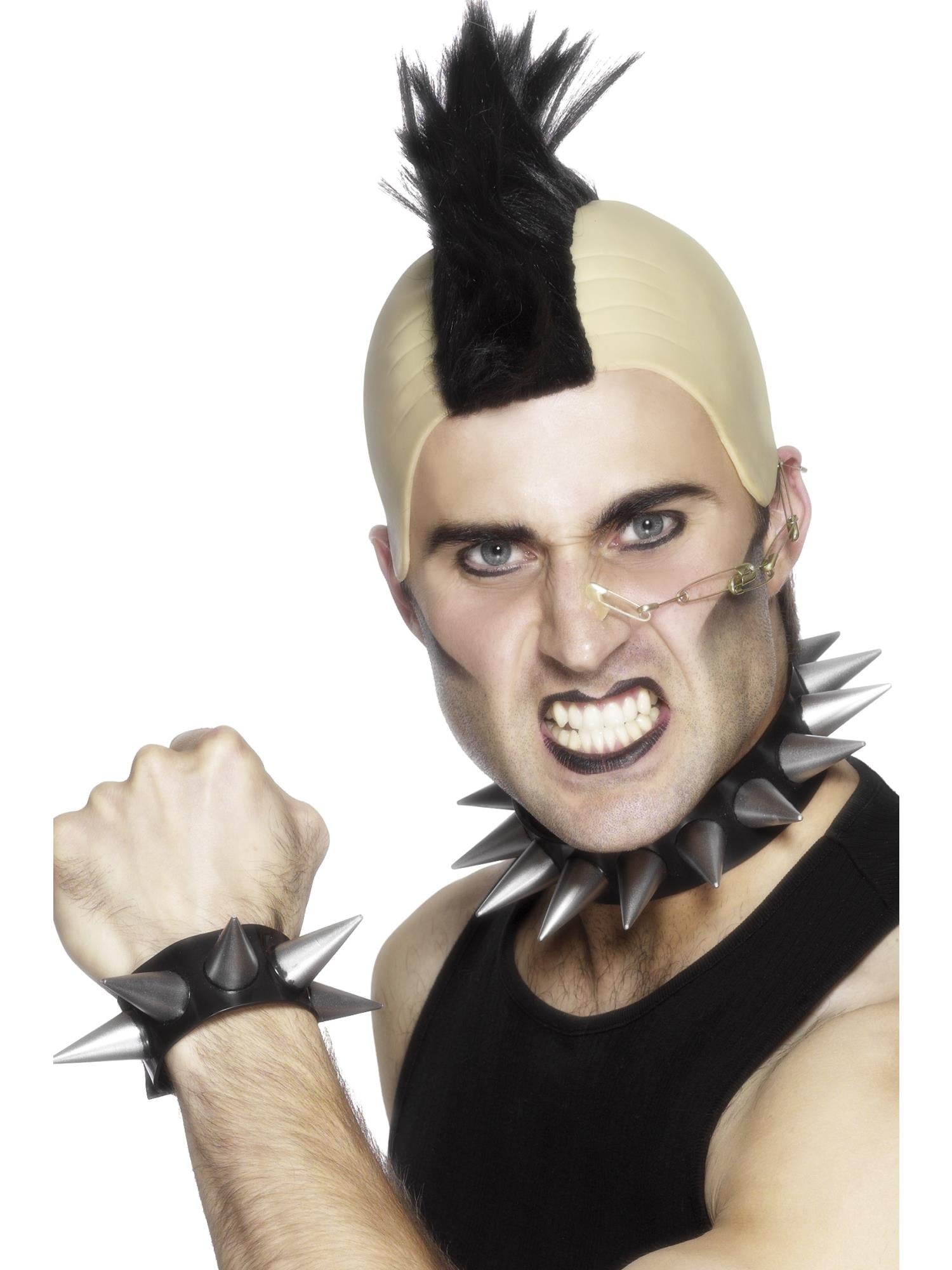 Punk Choker And Wristband