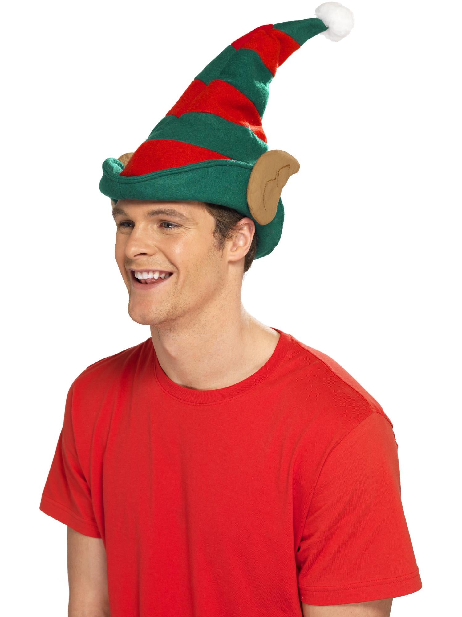 Elf Hat, Red & Green