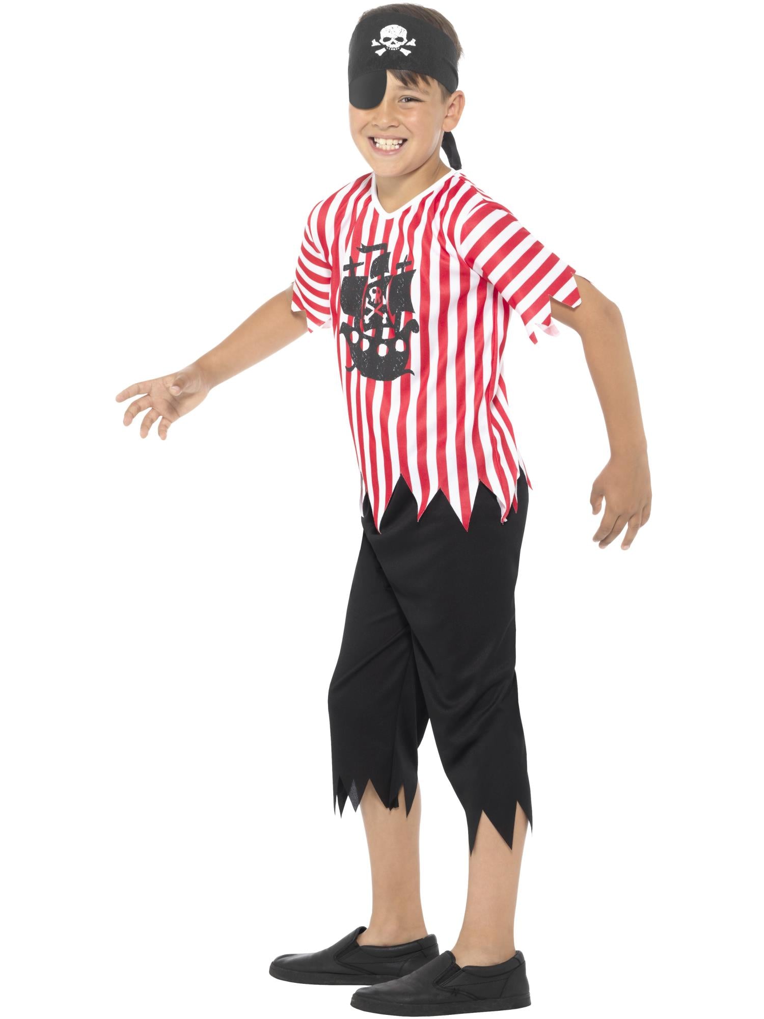 Smiffys Jolly Pirate Boy Costume - 21890