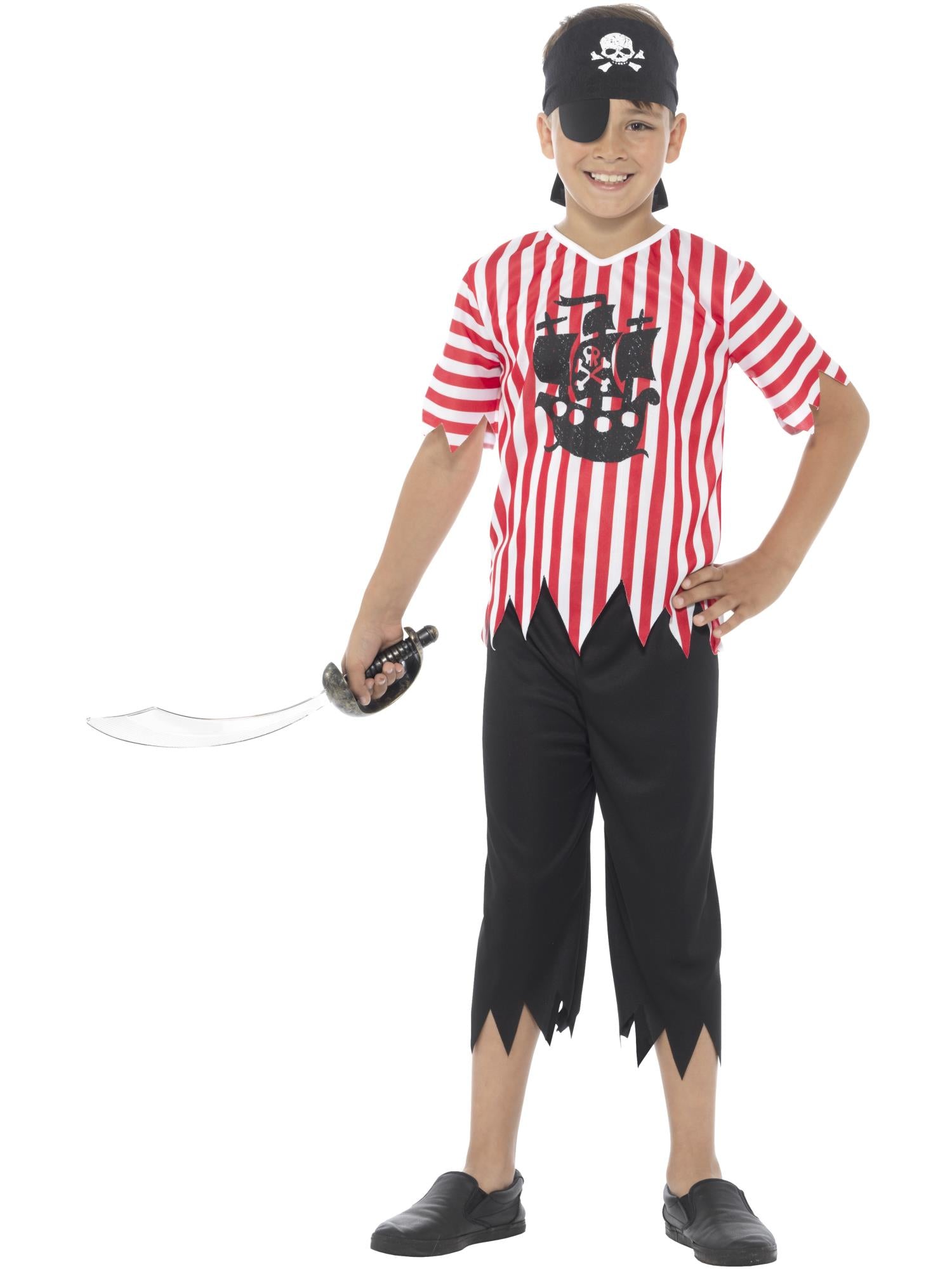 Smiffys Jolly Pirate Boy Costume - 21890