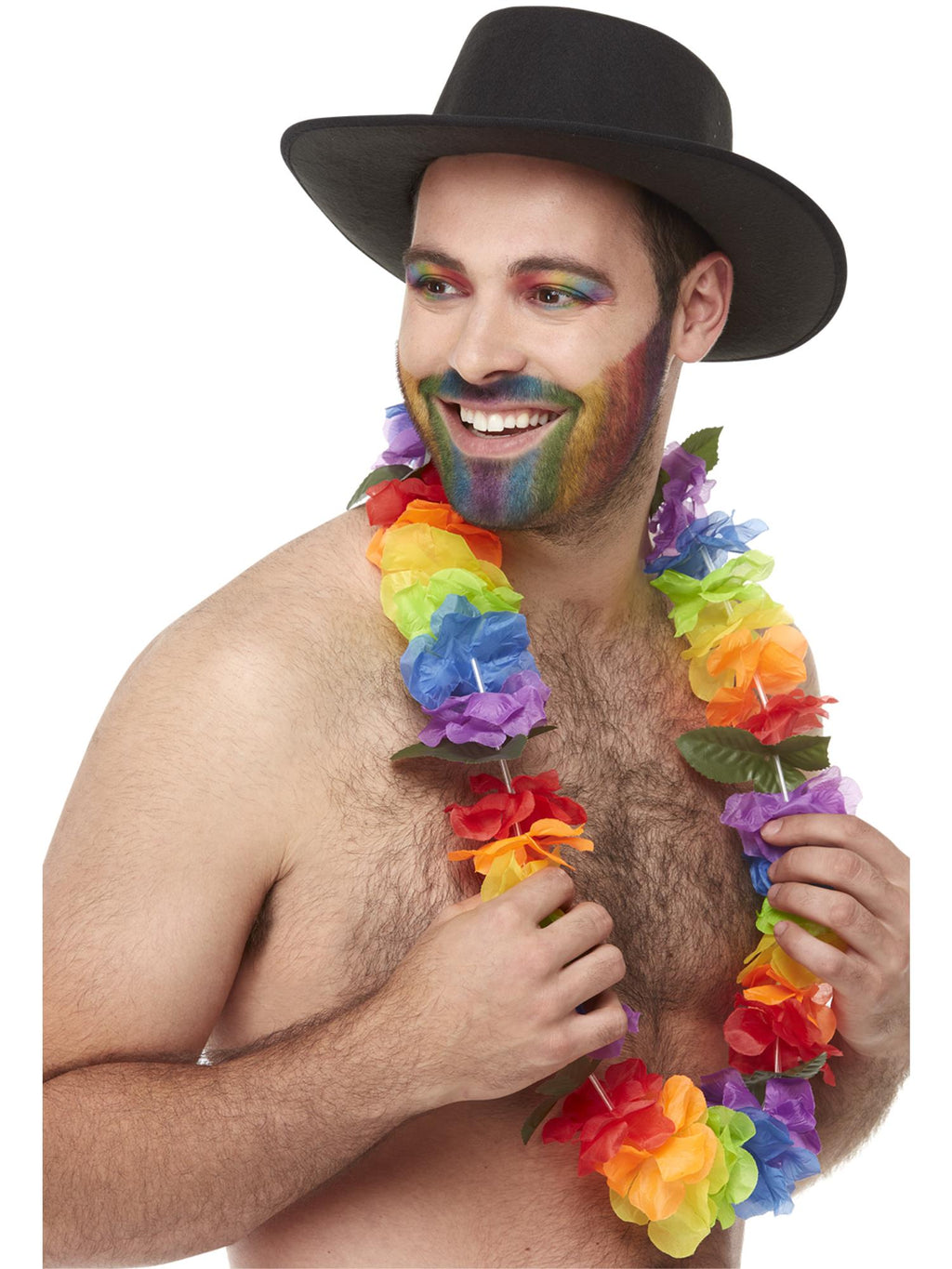 Bright Rainbow Lei