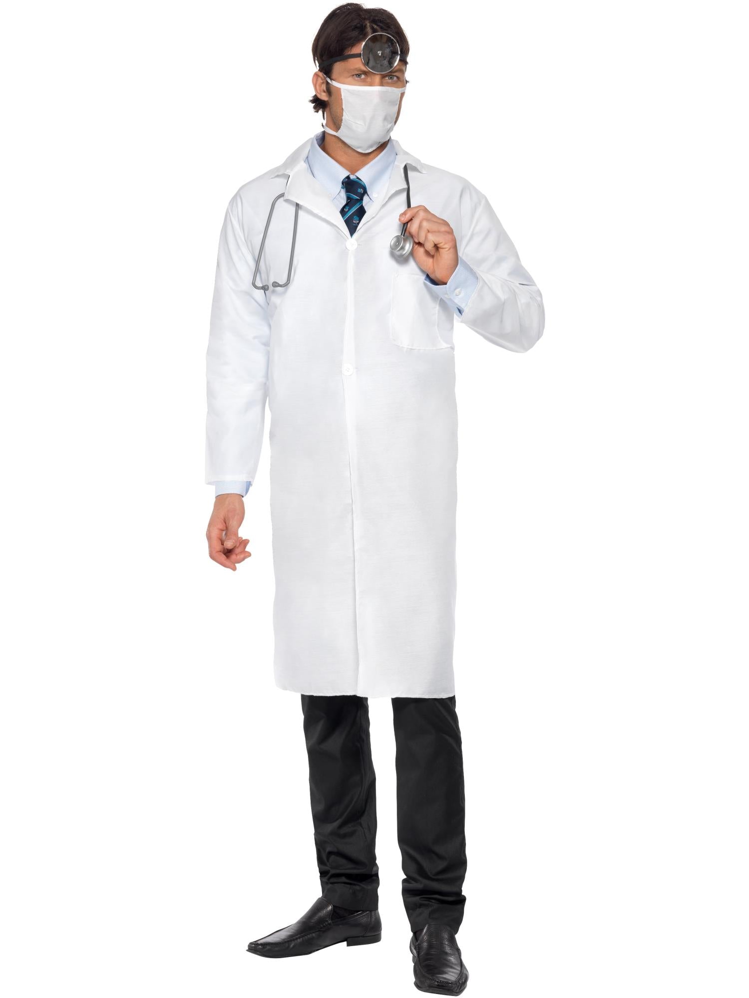 DOCTOR'S WHITE COAT & MASK,Display Pack