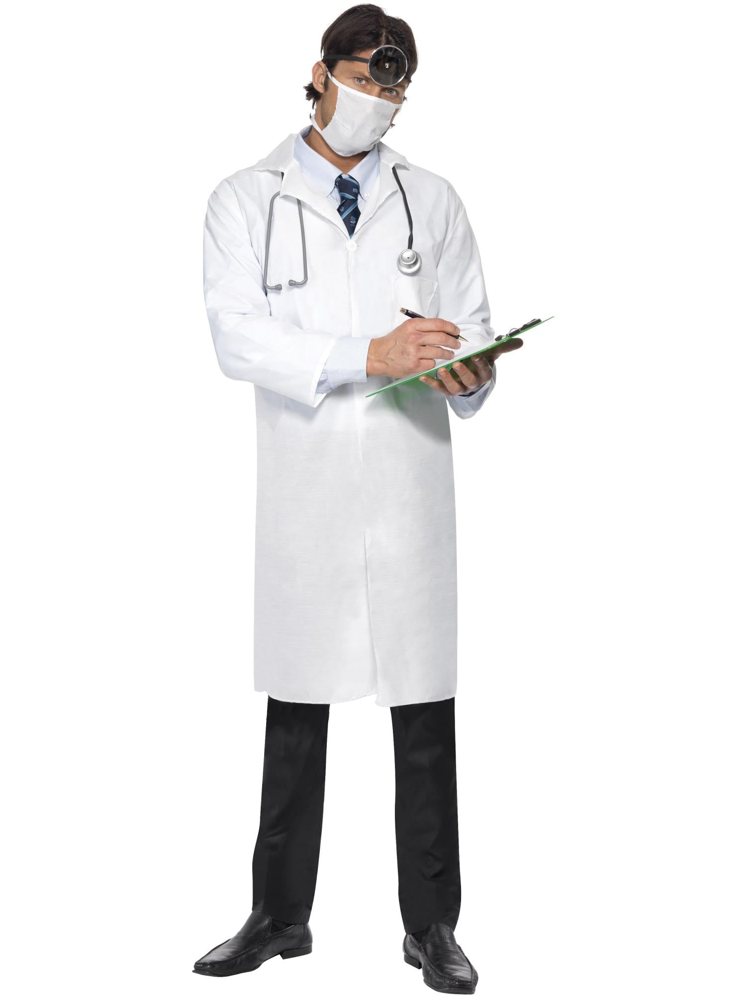 DOCTOR'S WHITE COAT & MASK,Display Pack
