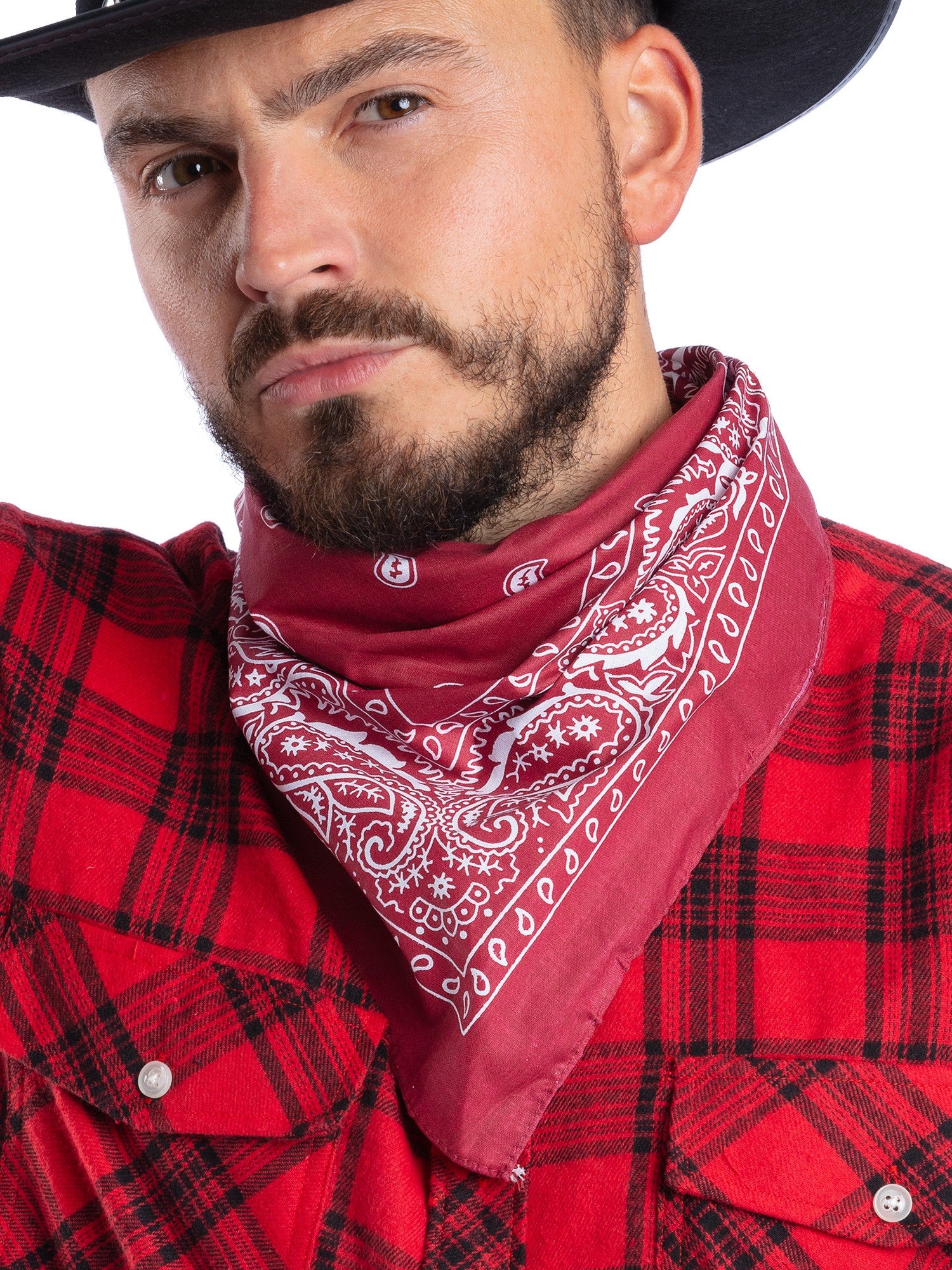 Cowboy Bandana Red/Blue