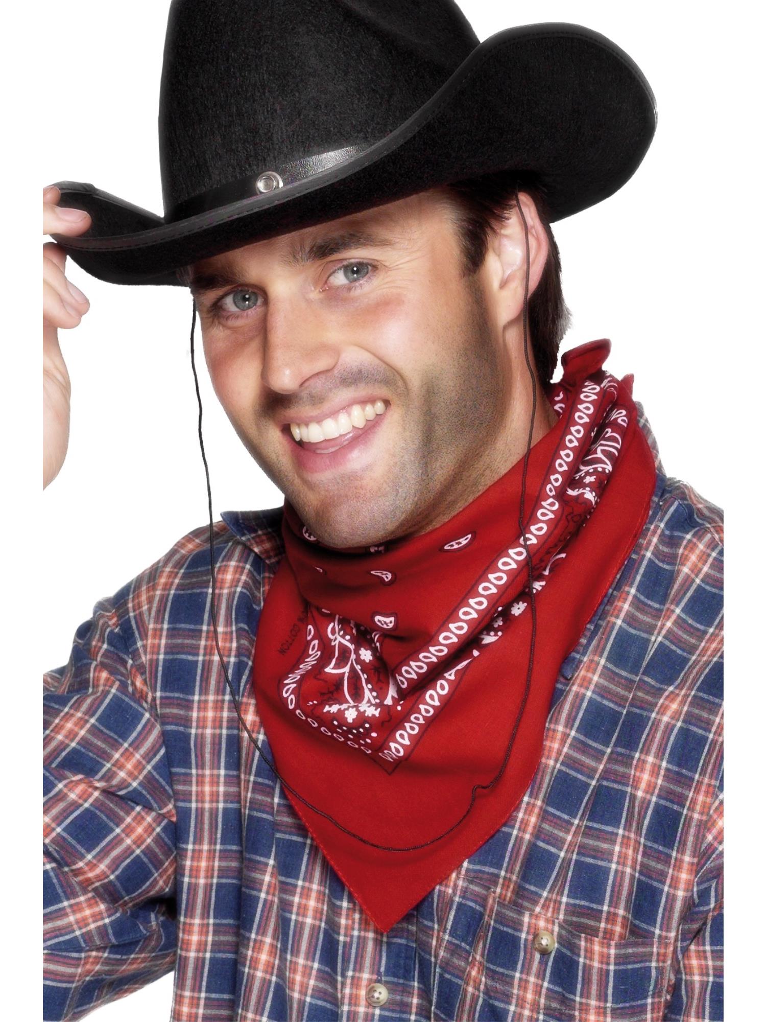Cowboy Bandana Red/Blue