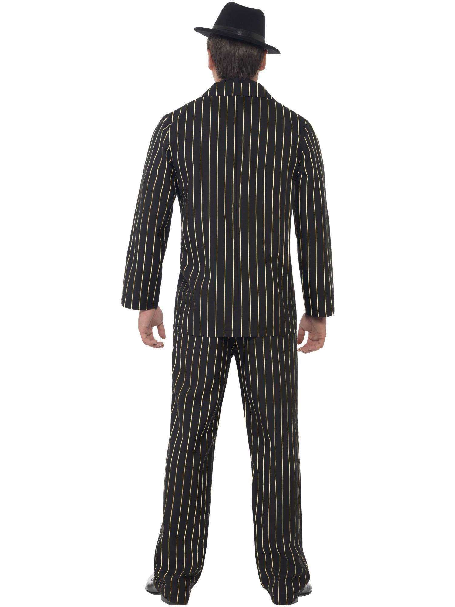 Smiffys Gold Pinstripe Gangster Costume - 22414