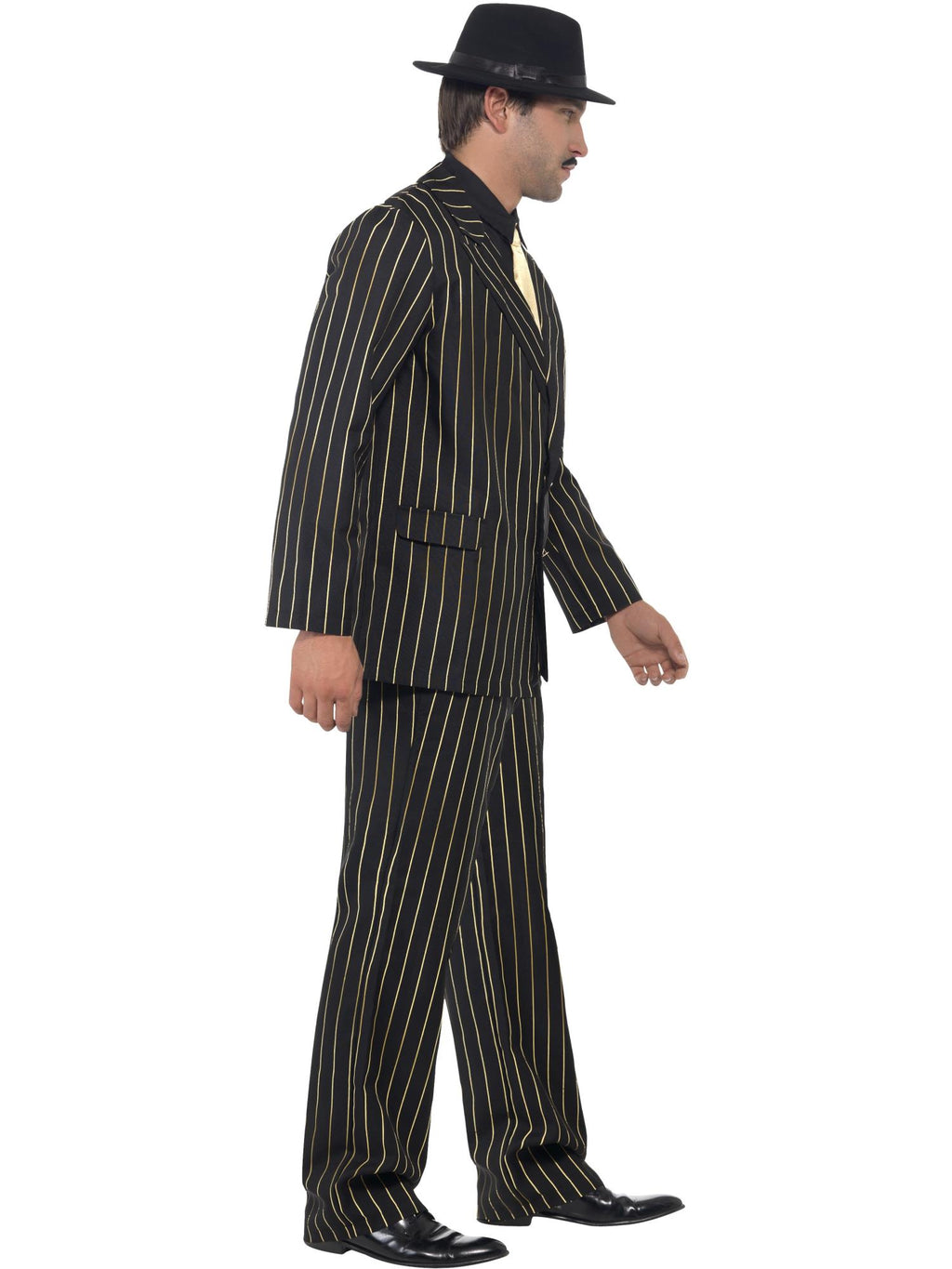 Smiffys Gold Pinstripe Gangster Costume - 22414