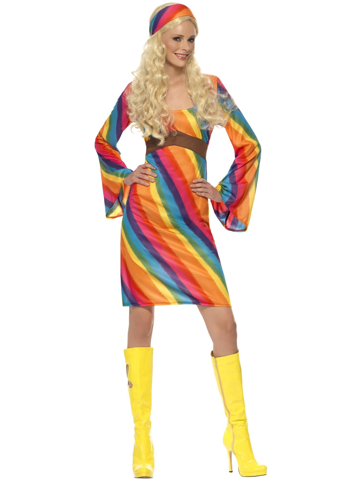 Smiffys Rainbow Hippie Costume - 22442