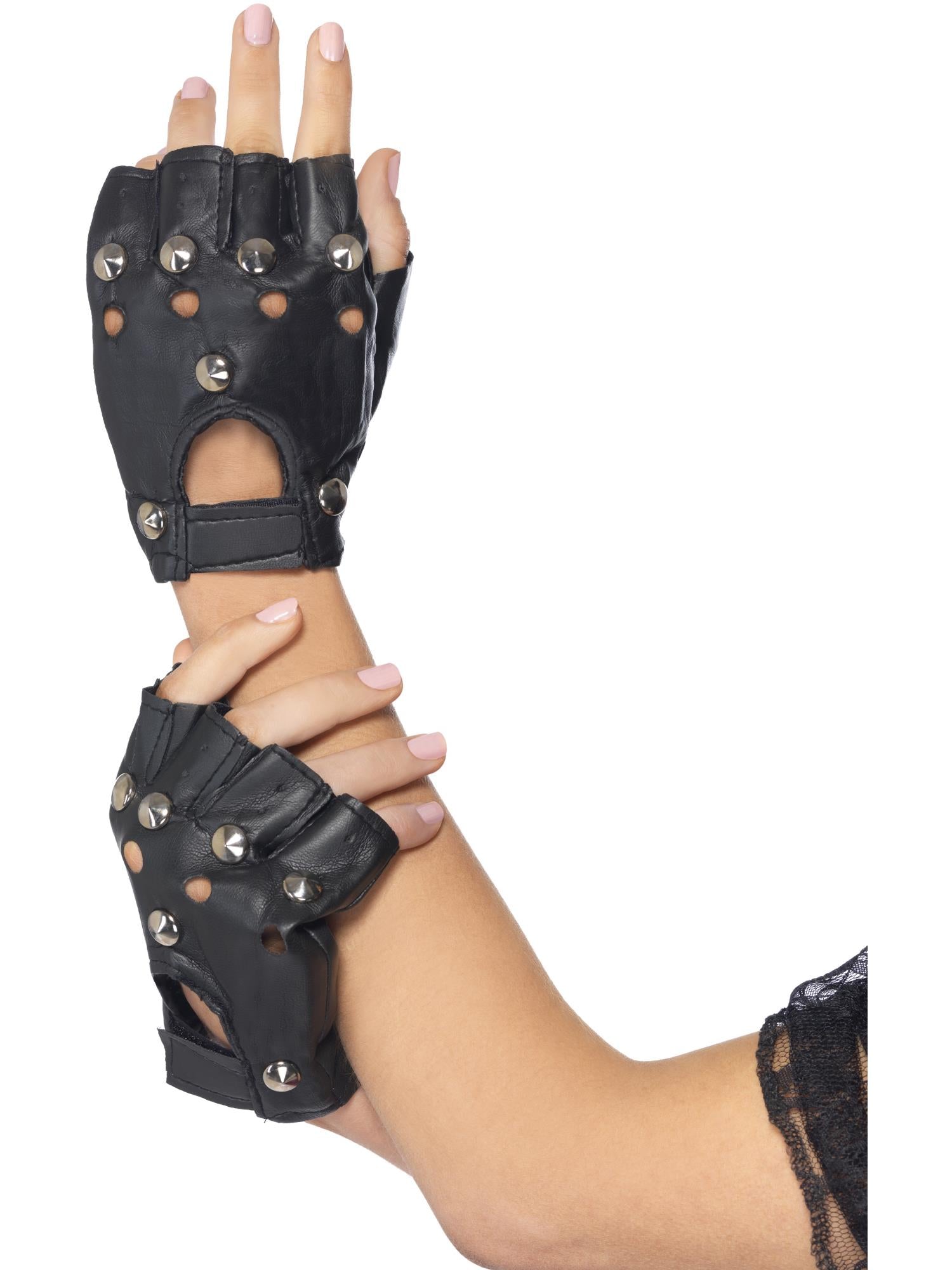 Punk studded Gloves