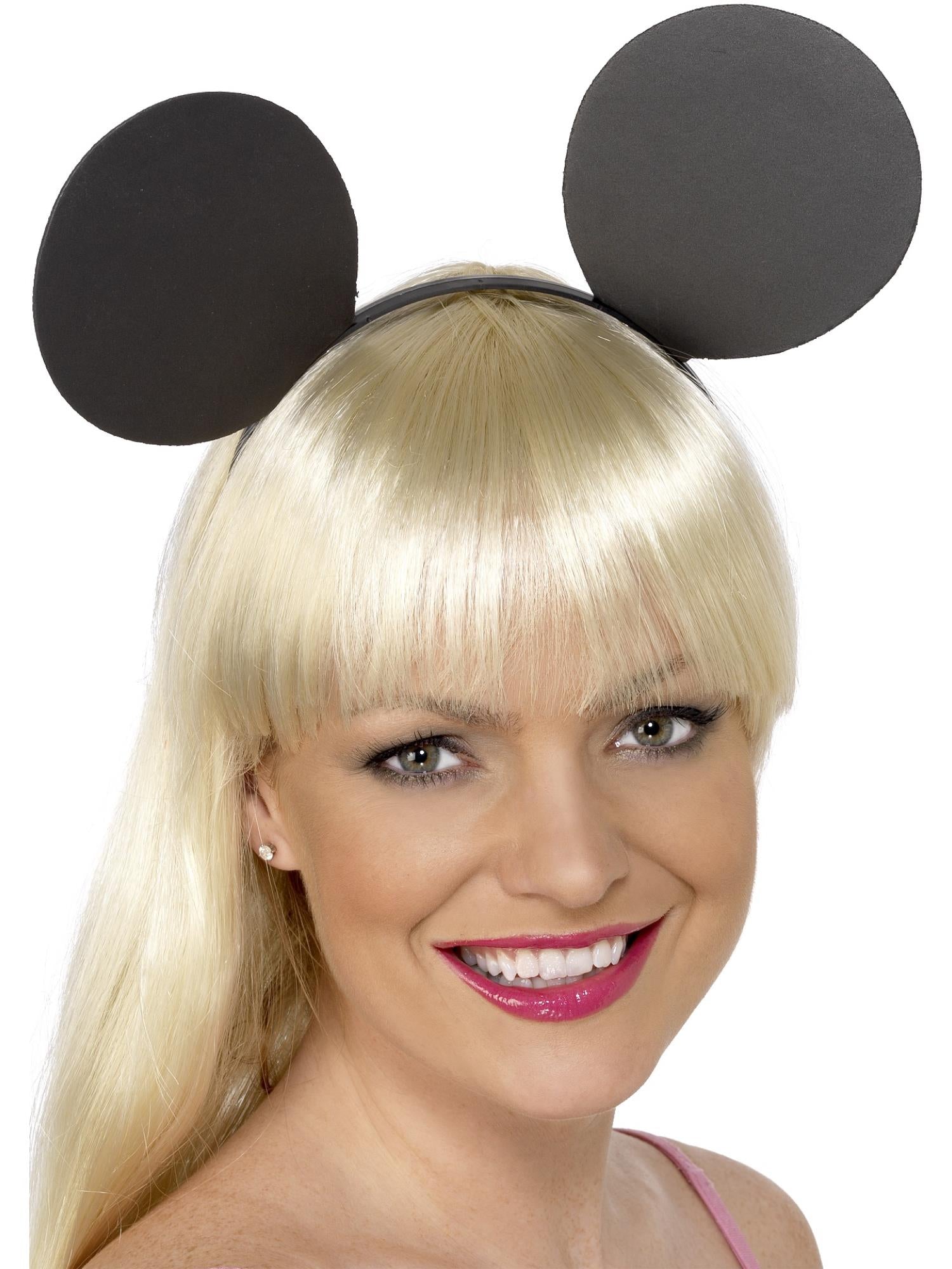 Smiffys Mouse Ears on Headband - 22558