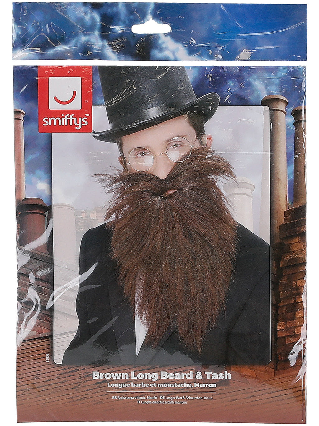 Long Beard & Tash, Brown Mix