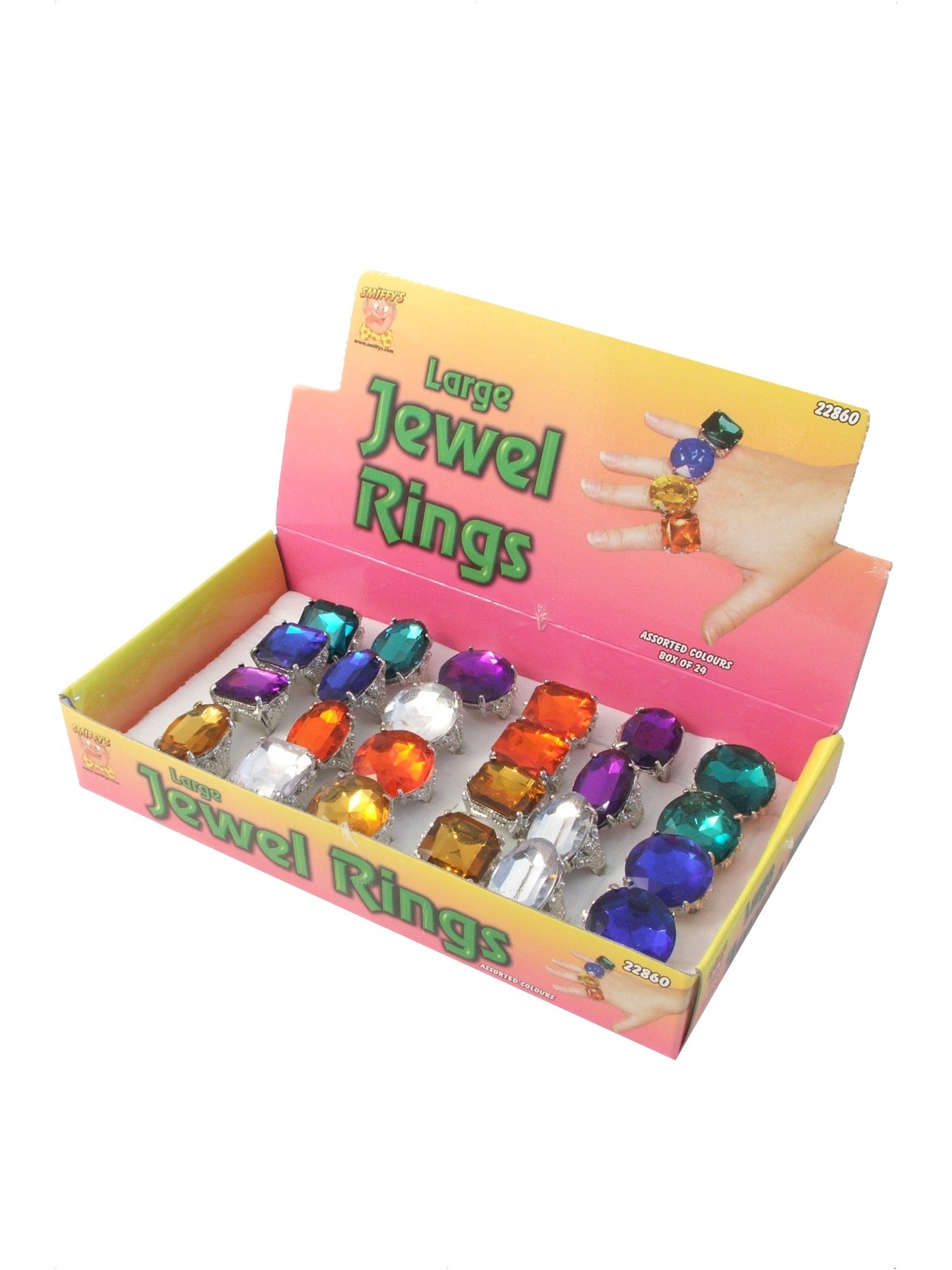 Ring Large Stones Asst