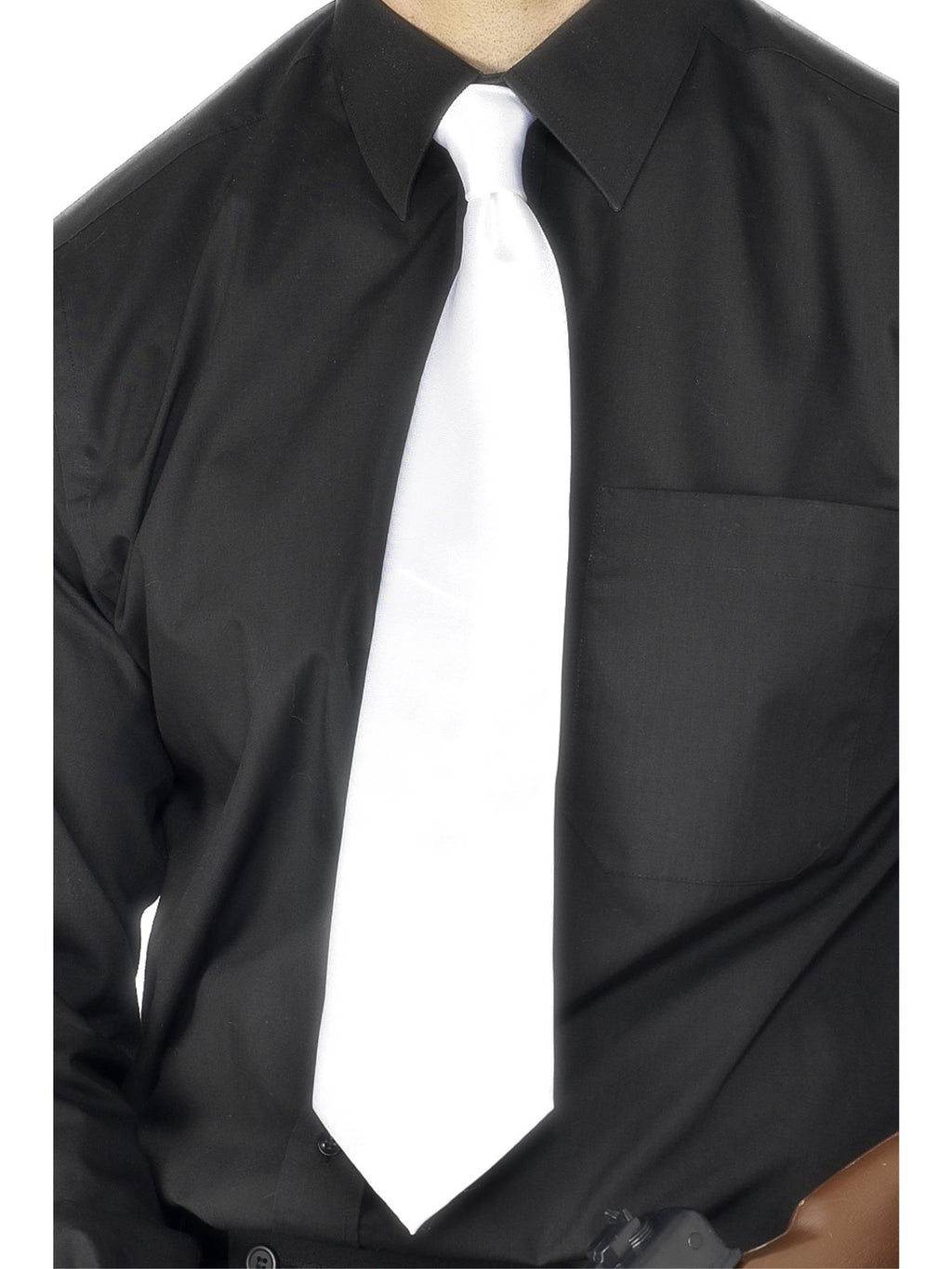 Gangster Tie, White