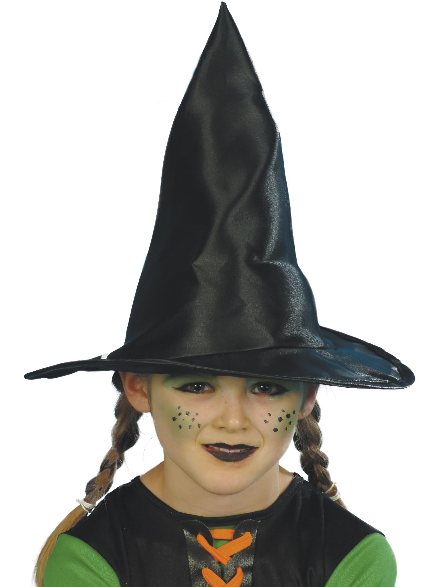 Witch Hat Childs Black Fabric