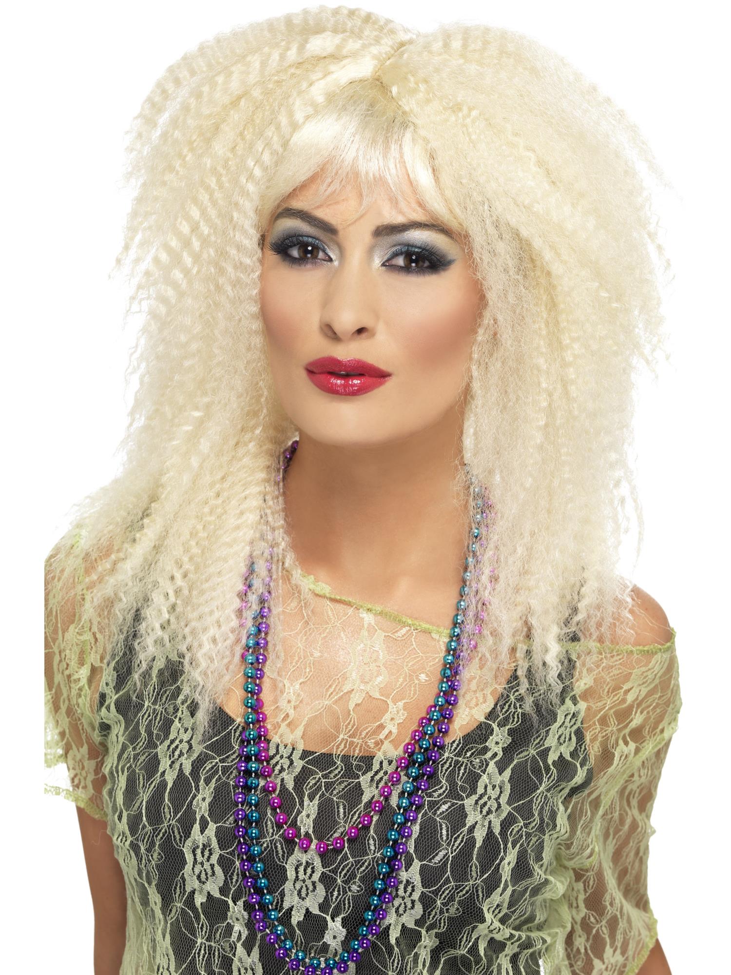Witch Wig Green Streaks
