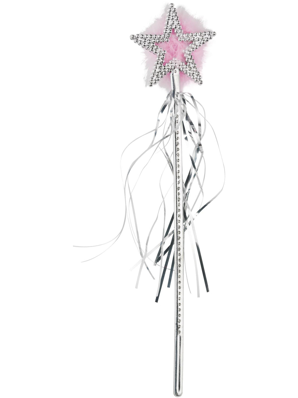 Fairy Wand Silver star, marabou