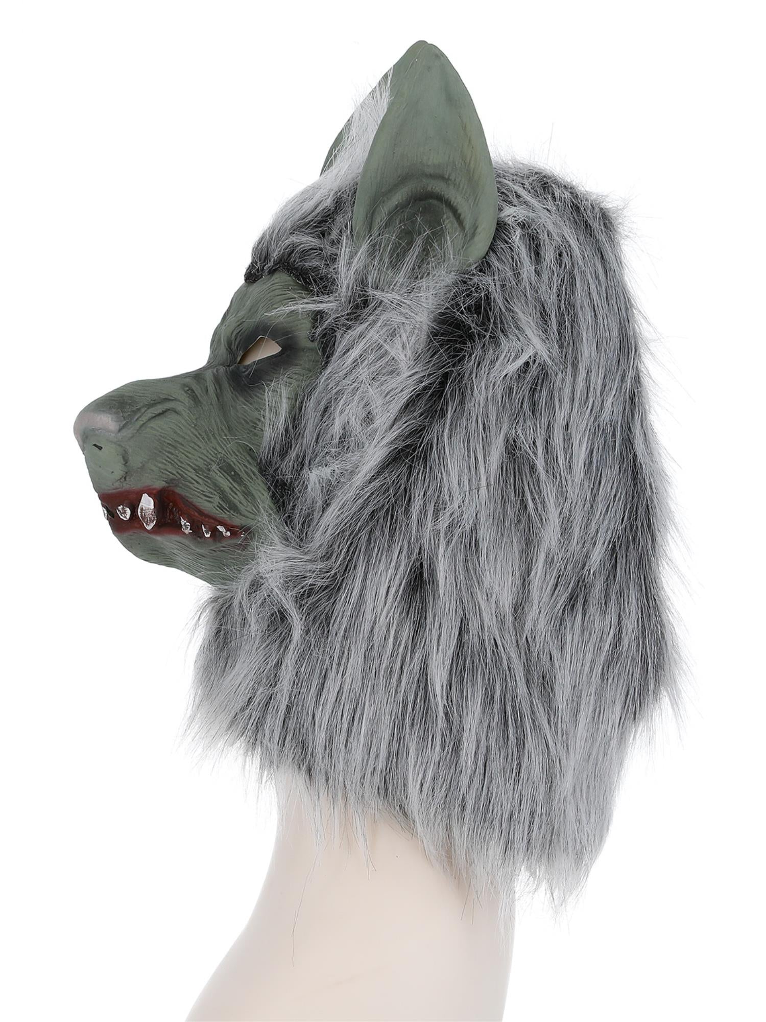Werewolf Mask with Hair