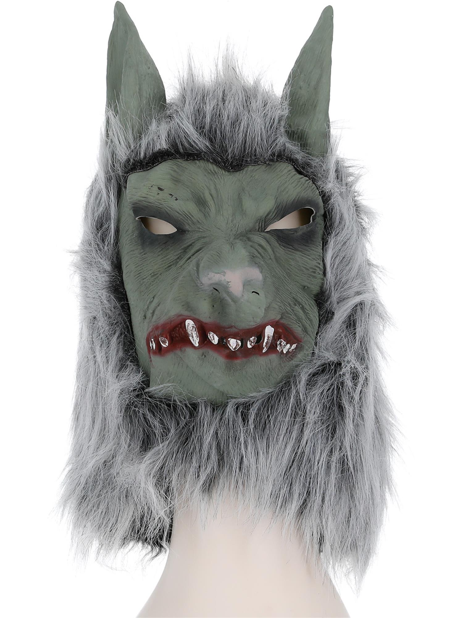 Werewolf Mask with Hair