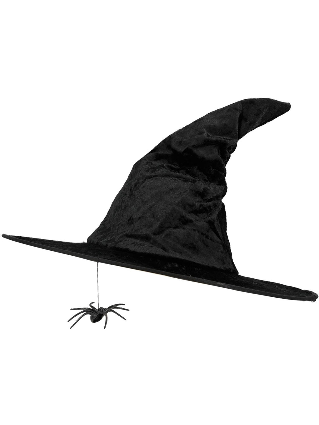 Witch Hat, Spider, Black Velour