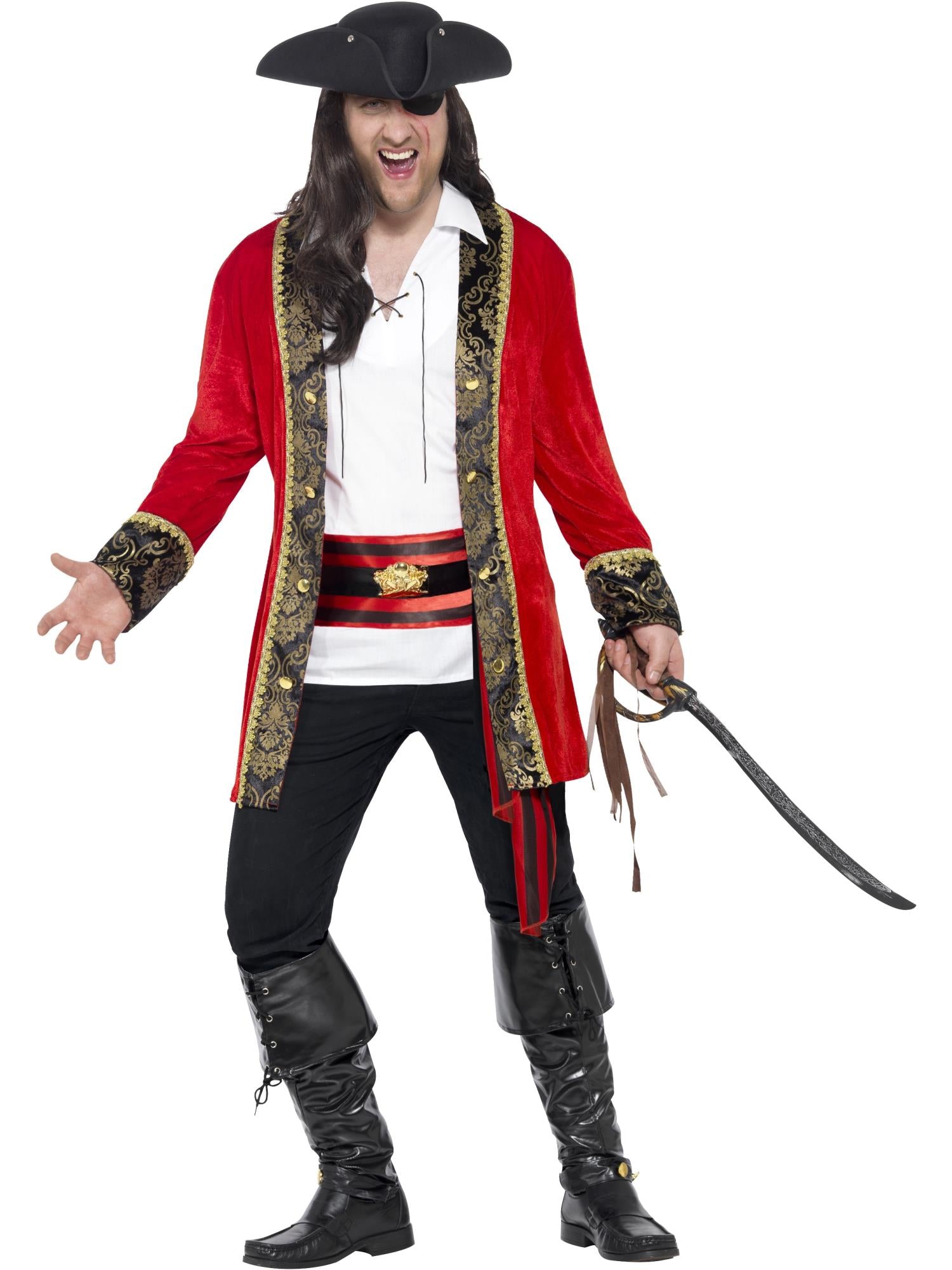 Curves Pirate Captain Costume