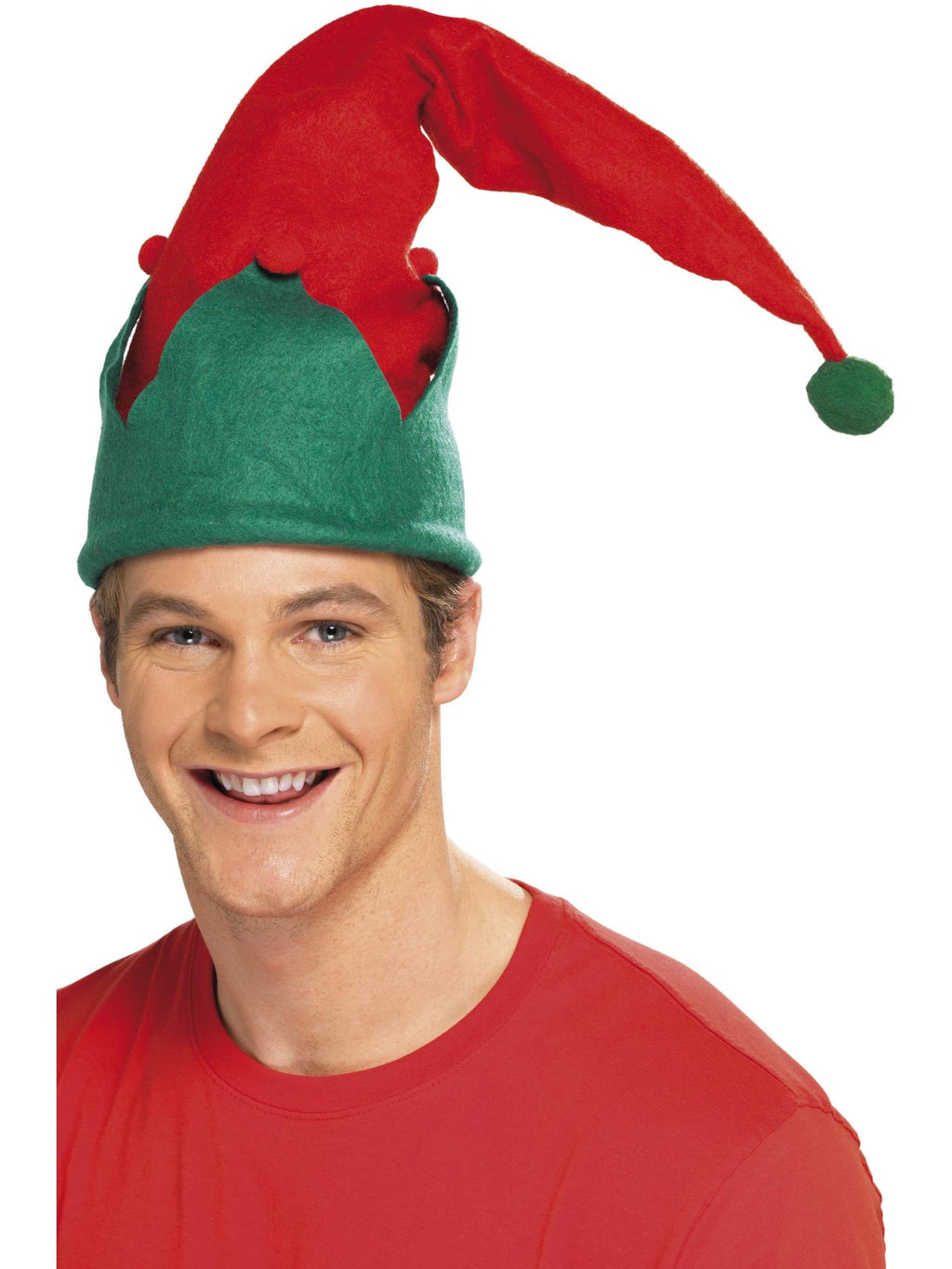 Green and Red Elf Hat