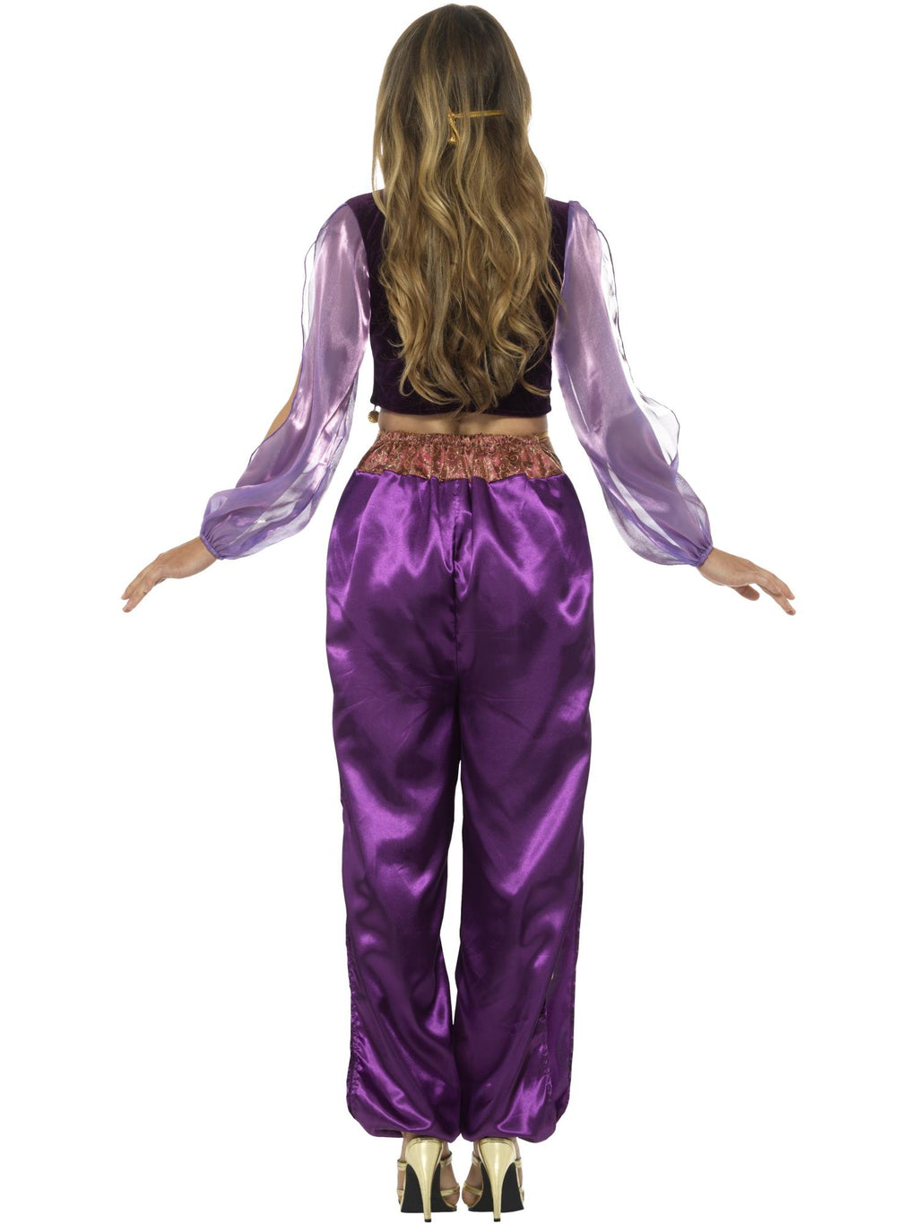Smiffys Arabian Princess Costume, Purple - 24702