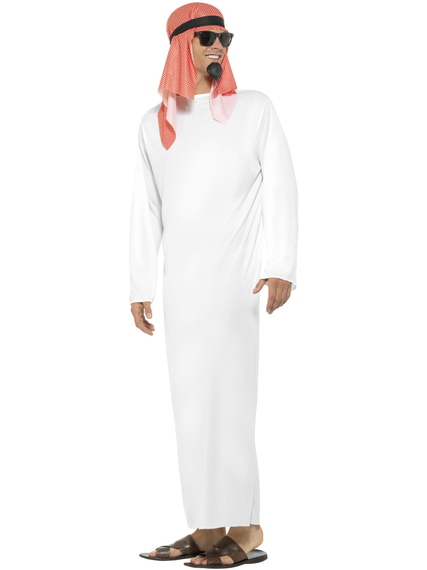 Fake Sheikh Costume, White