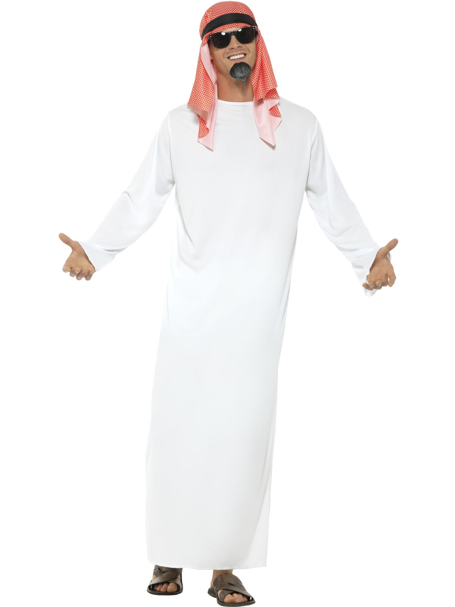Fake Sheikh Costume, White